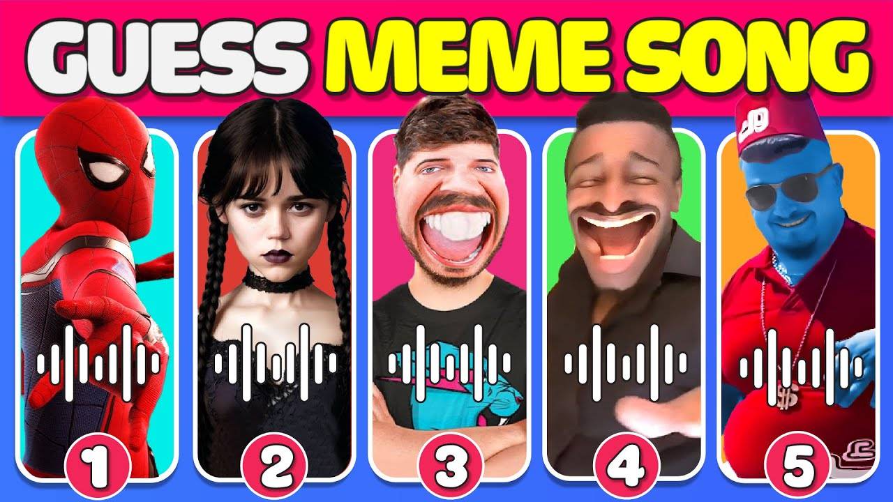 🔊Guess Meme Song 🎤 _ Mr.Beast, Wednesday Dance, That One Guy, Skibidi Dom Dom Yes Yes