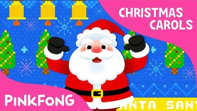 S-A-N-T-A | Christmas Carols | Pinkfong Songs for Children