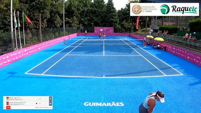 Guimaraes Ladies Open, QF: I. Murta/V. Shinde vs. F. Jorge/M. Jorge