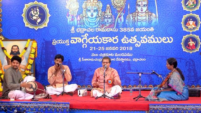 Sri Akondi Srinivasa Raja Rao - Kakinada - 385th Bhadrachala Ramadasu Jayanthi Uthsavam - 2018