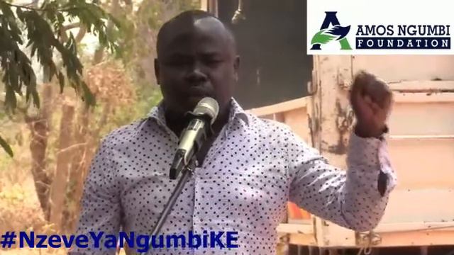Amos Kyondu Ngumbi addressing Kibwezi East