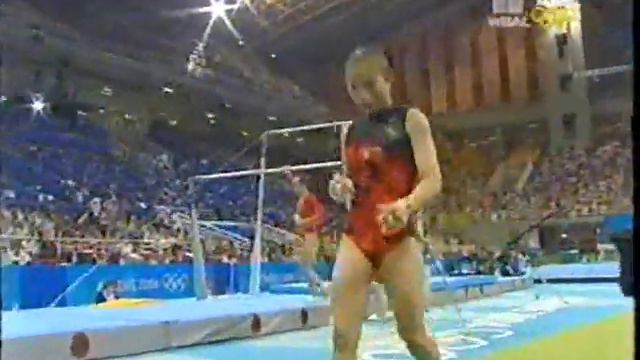 2004 Olympics WAG Uneven Bars Final NBC