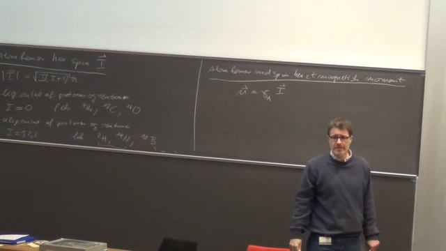 KemiKS: Kapitel 14.1. Spin af kerner og Zeeman effekt (v. 15)