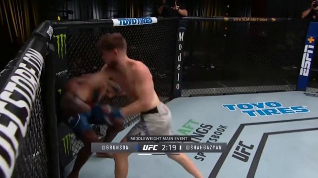 UFC Вегас 5 Дерек Брансон (США) vs Эдмен Шахбазян (США)