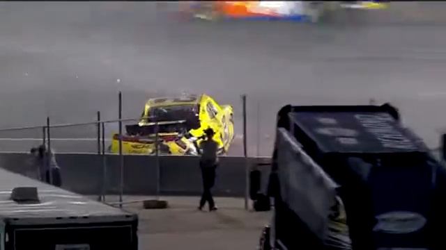 2012 Virginia 529 College Savings 250 - Sam Hornish and Timmy Hill Big Crash