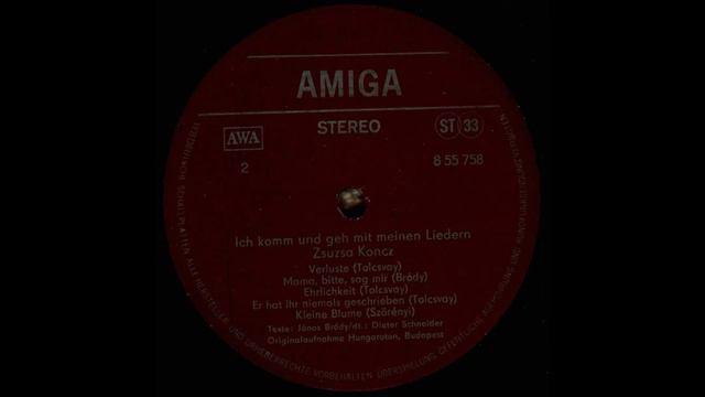 Zsuzsa Koncz - Er hatte ihr niemals geschrieben