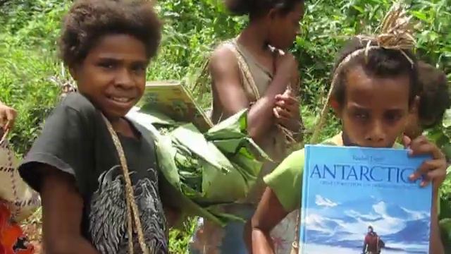 Bakanao Primary School Library Project - Kids Transporting books - MVI 2401