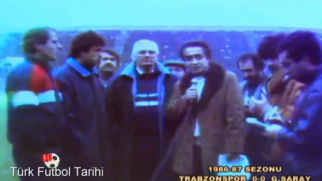 1986 1987 Trabzonspor Galatasaray SUPER BİR DERBİ DAHA 20.Hafta Maçı