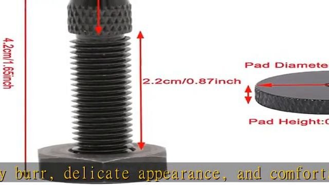Flushbay 4 Pack Speaker Spikes Floor Protectors Adjustable Speaker Isolation Spikes M6 Black For Su