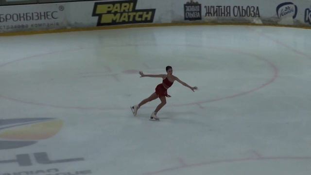 Anastasiia Arkhipova Анастасия Архипова Ukraine test skates 2019