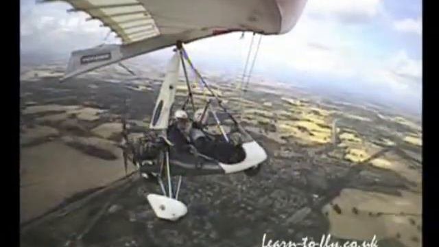 Geoff Grote goes flying