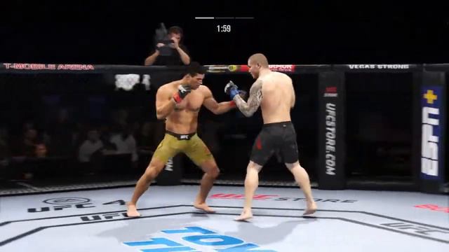 ПАУЛО КОСТА VS МАРВИН ВЕТТОРИ UFC 4 CPU VS CPU