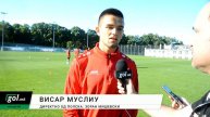 GOL.MK: Висар Муслиу пред натпреварот со Србија