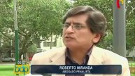 Abogado penalista Roberto Miranda comentó sobre el reciente indulto a Silvana Buscaglia