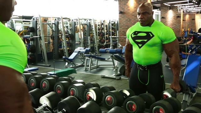 Toney Freeman. Biceps and triceps workout.
