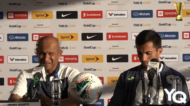 Henry Duarte previo al partido ante Costa Rica
