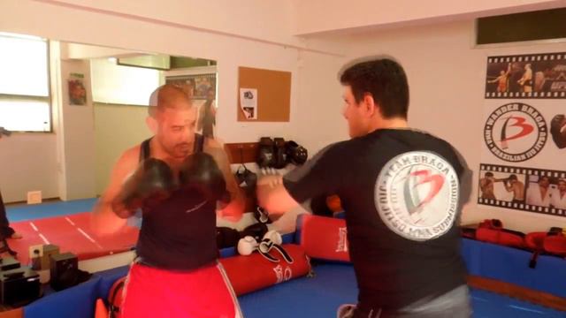 Beginner Striking-mittwork training for MMA, 6 May 2014, Chania, Crete, Greece