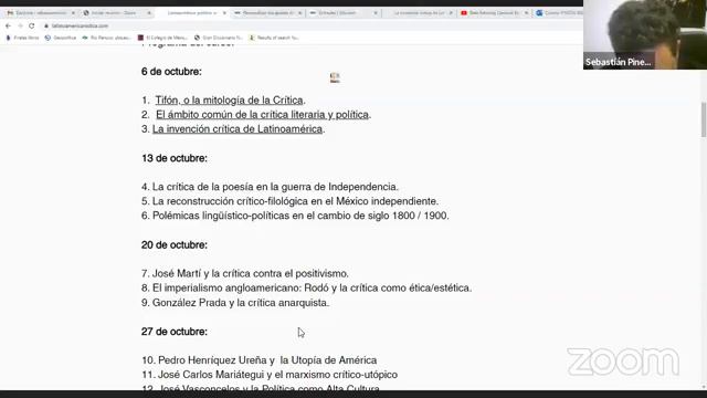 Crítica Literaria y Política en Latinoamérica |  02 |  Sebastián Pineda Buitrago