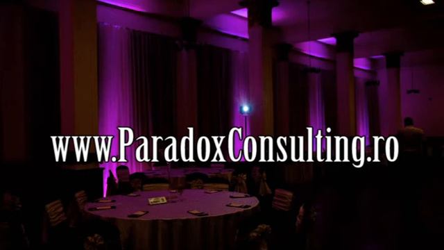 iluminat arhitectural sala Deva www.ParadoxConsulting.ro gobo monograme logo nunta