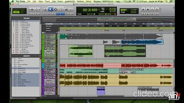 07. PRO TOOLS - основные режимы и инструменты  в PRO TOOLS