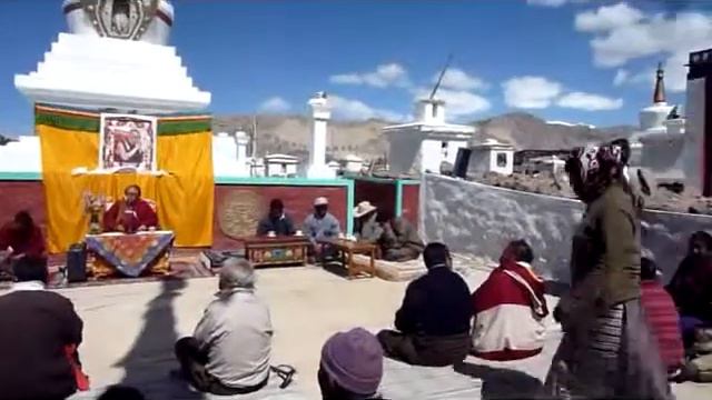 Tibetan martyrs memory pillar inaugarated by Atak Rinpoche at TR C 8, Ladakh 0