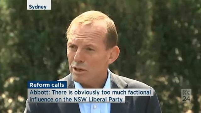 The Liberal Reformation: Tony Abbott says NSW needs to move toward Victoria