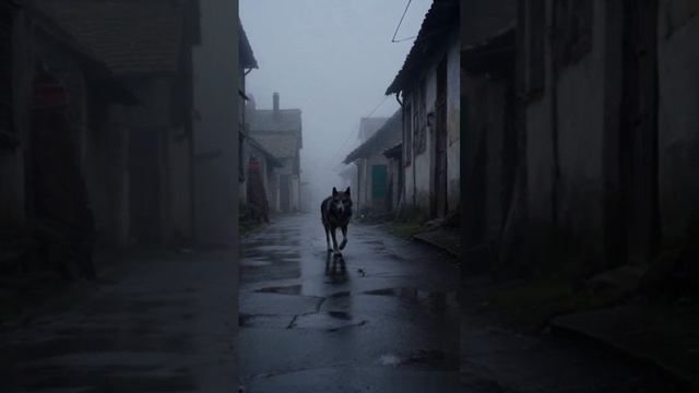 Волк зашёл в деревню.