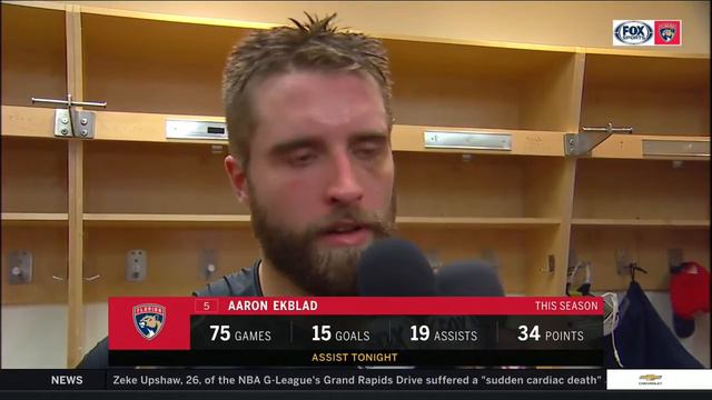 Aaron Ekblad -- Florida Panthers at Toronto Maple Leafs