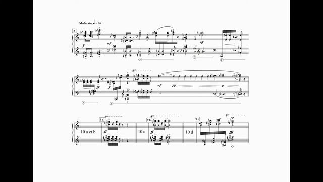 NICOLAS ZOURABICHVILI : Six variations pour piano par Jean-Claude Pennetier. Var. 4-5-6.