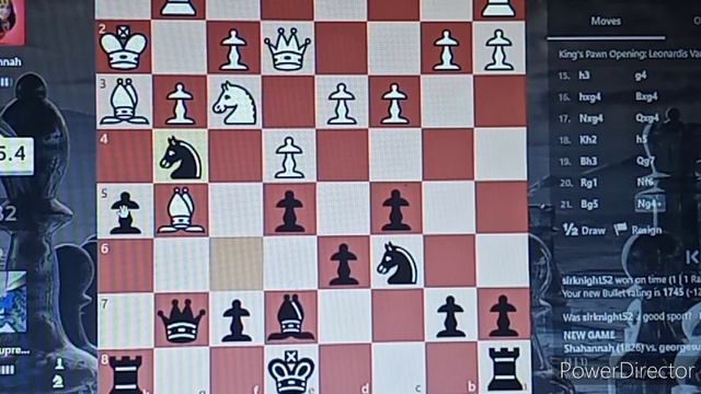 KING'S PAWN OPENING LEONARD'S VARIATION @GEORGESUPREMIDO GEORGE'S CHESS TV