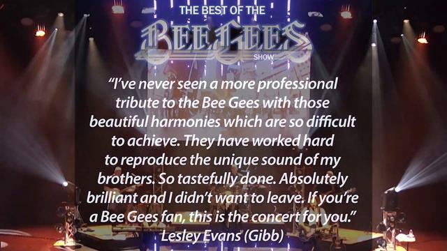 Best of the Bee Gees - Featuring Colin 'Smiley' Petersen. Pilbeam Theatre 17 September 2022