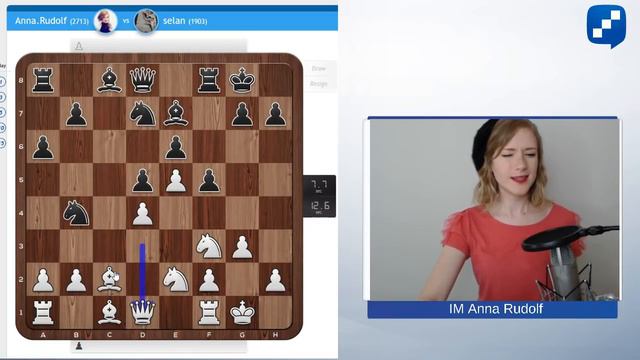 Banter Blitz Chess with IM Anna Rudolf (Miss Strategy) – August 21, 2018