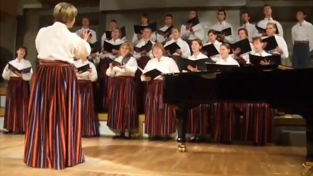 "Ar kristālspodriem stariem" Mūzika - Jāzeps Vītols, vārdi - Kārlis Jēkabsons