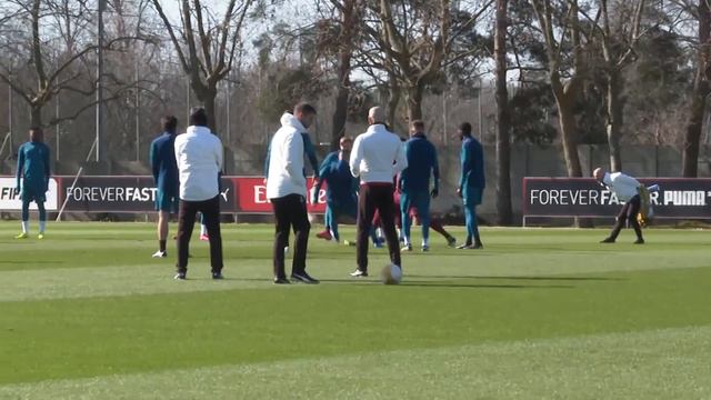 Ibrahimovic Trains For Milan Ahead Of Red Star Belgrade Europa League Clash