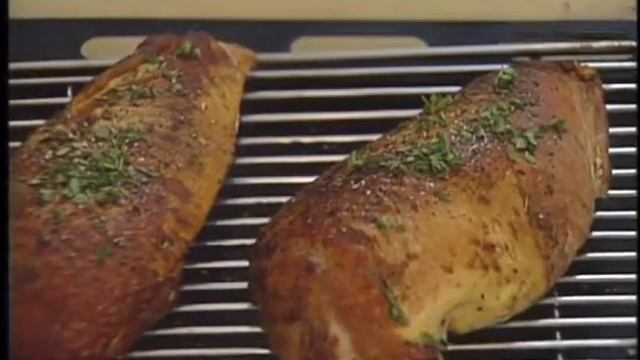 Smoked Roasted Capon Breasts with Sweet-Potato Fries by Jeffrey Buben