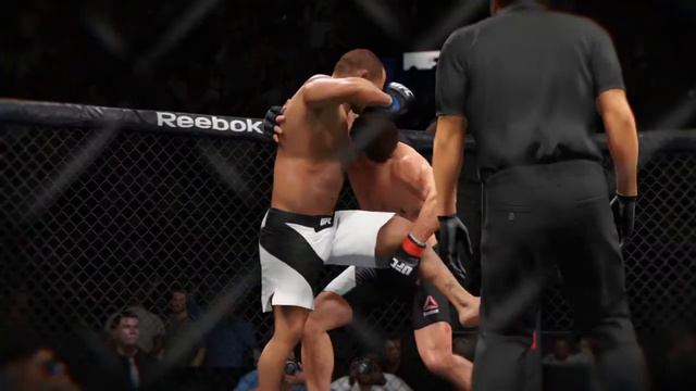 РАЙАН БЕЙДЕР VS ДЭН ХЕНДЕРСОН UFC 2 CPU VS CPU