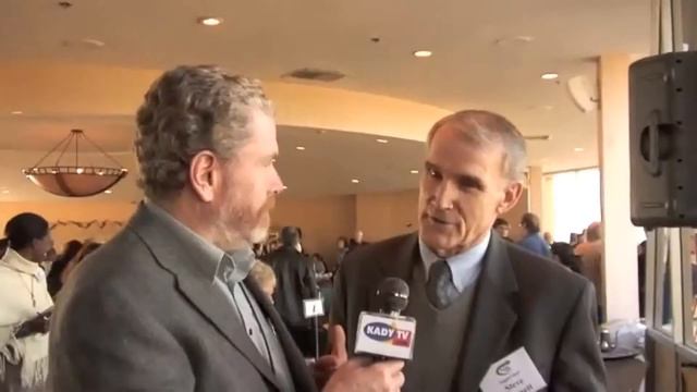 Steve Bennett, Dist 1 Vta County Supervisor talks with Paul Montgomery