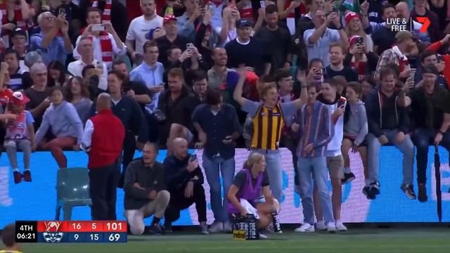 Buddy Franklin’s 1000th goal