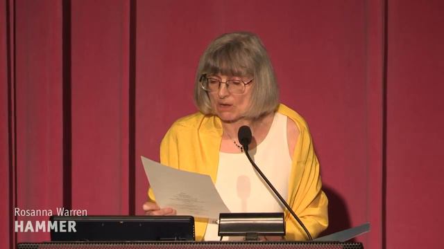 Poetry: Rosanna Warren