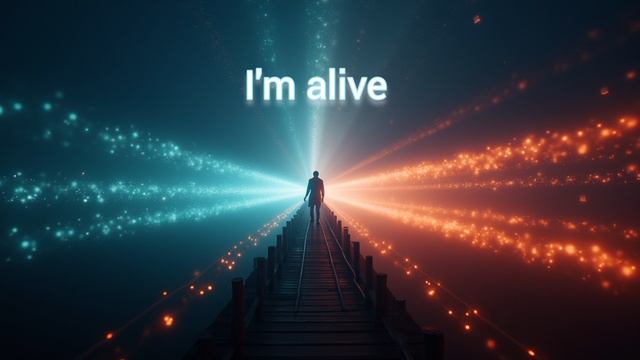 I'm alive (cyber futuristic worship, amen breaks drums)