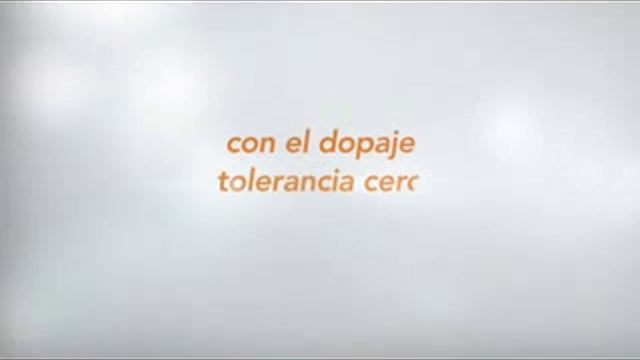 Carlos Sastre en la Campaña Antidopaje de RTVE