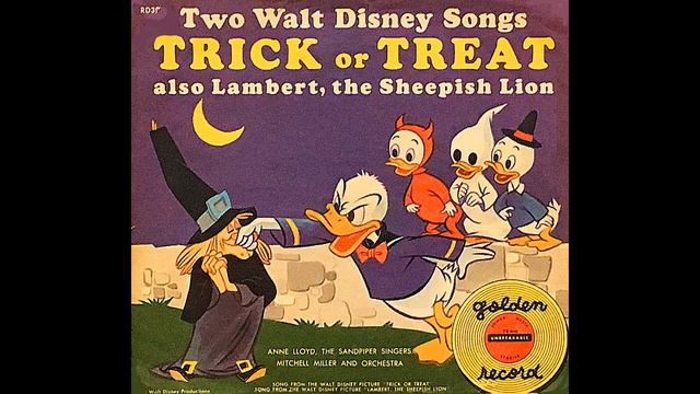 Golden Records TRICK OR TREAT and LAMBERT, THE SHEEPISH LION