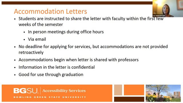 Accessibility Services at BGSU
