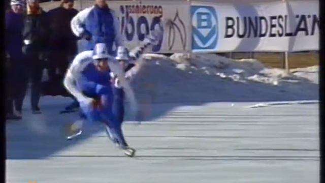 World Cup Innsbruck 1990 - 500 m Monti - Jonkman