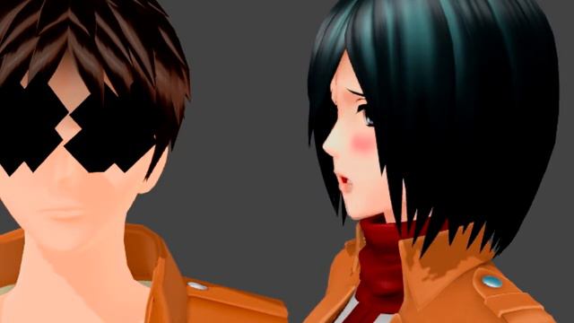 【進撃のMMD】Атака титанов【Микаса и Эрен】
Время и стекло