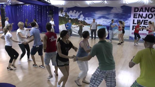 Festival salsa de Croatie 2014 - Workshop "Rueda de casino" - www.salsa-guide.fr