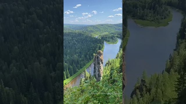 Скала чёртов палец, Пермский край😍https://t.me/vzgliani_blog