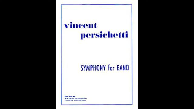 Persichetti: Symphony for Band. II. Adagio Sostenuto