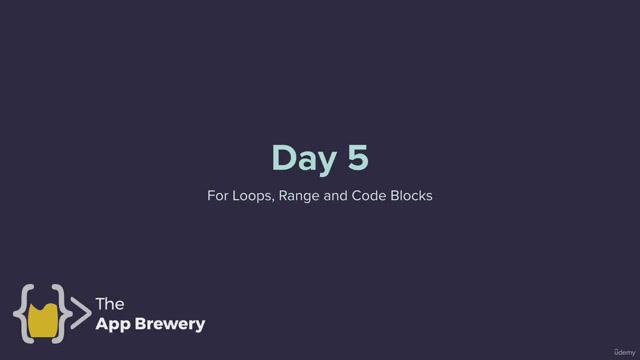 05 100DoC - Циклы Python