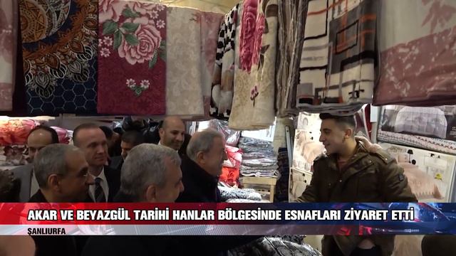 Akar Ve Beyazgül Tarihi Hanlar Bölgesinde Esnafları Ziyaret Etti